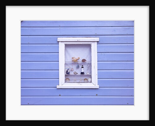 Beach hut window close-up by Assaf Frank